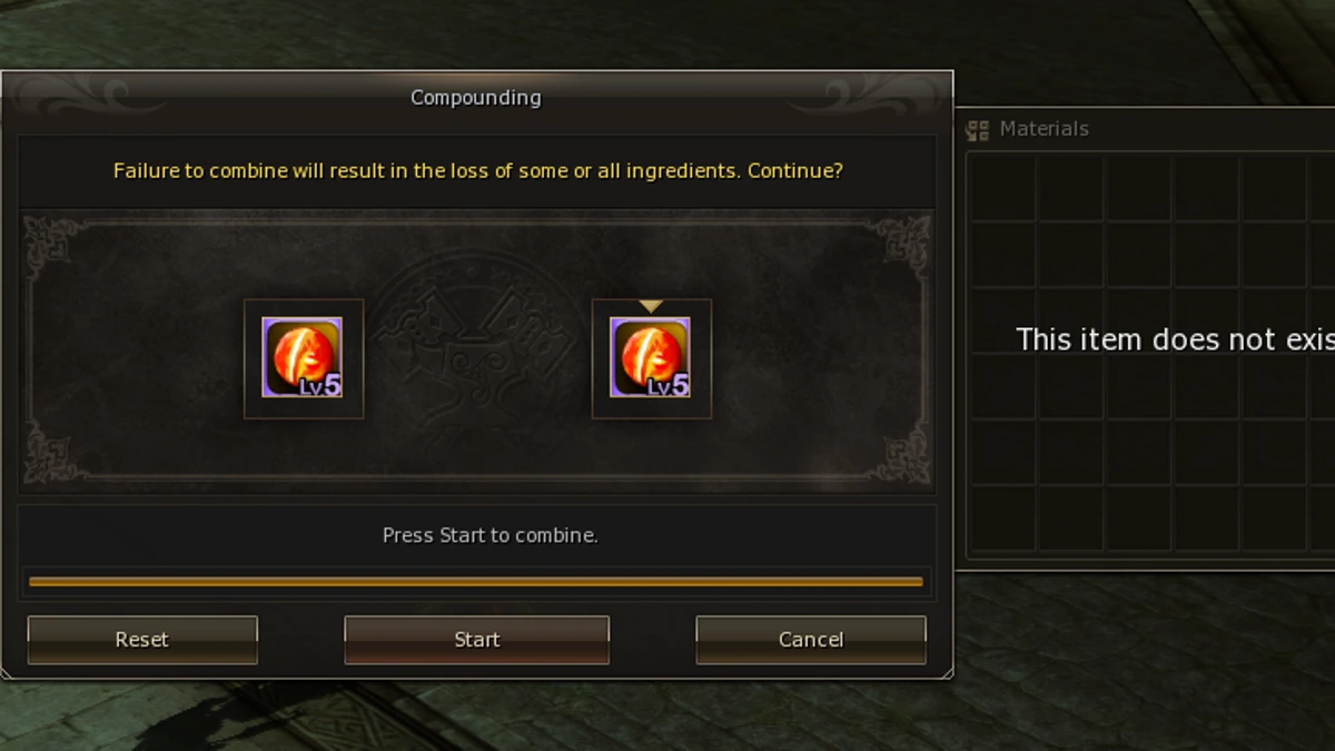 Brooch and jewel Compound system on Mirage World