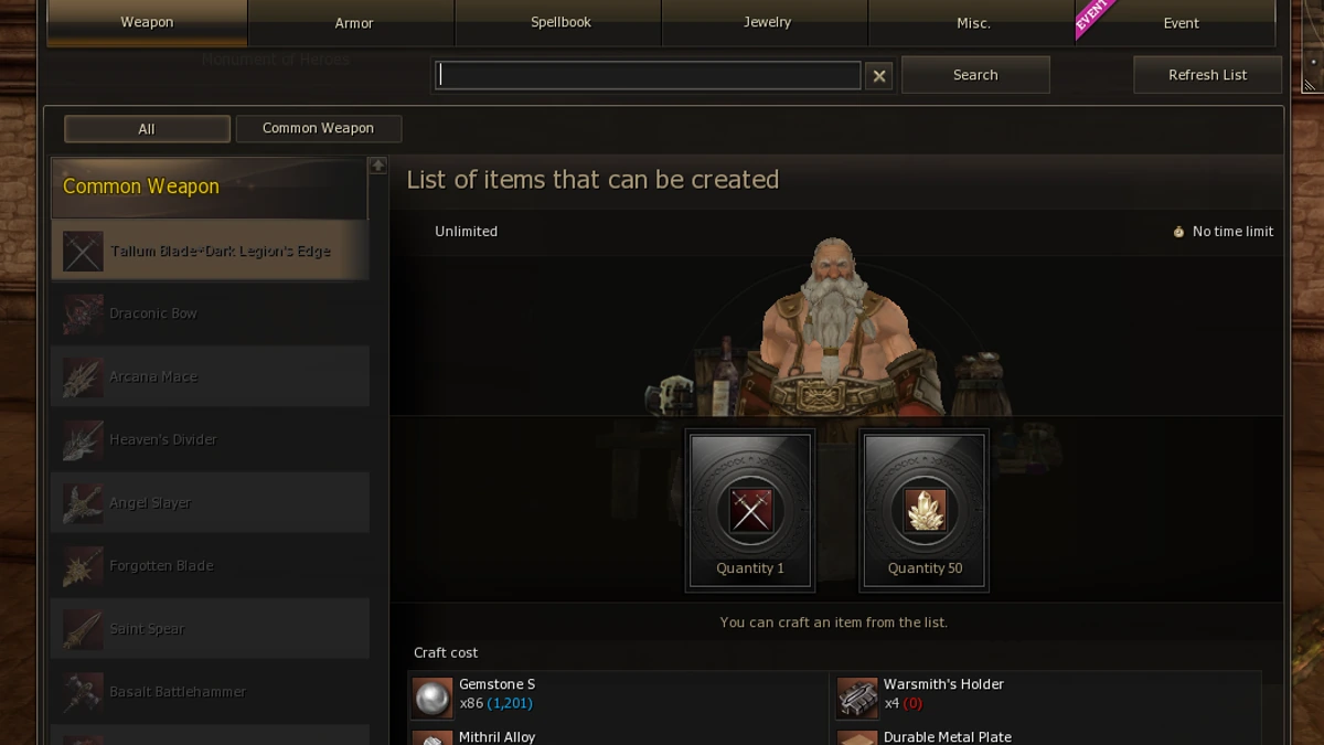 Standard Special Craft on Mirage World