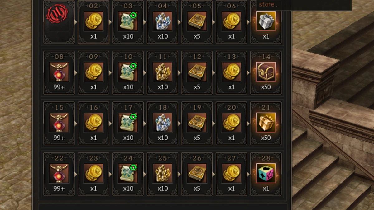 Box of Weapon reward